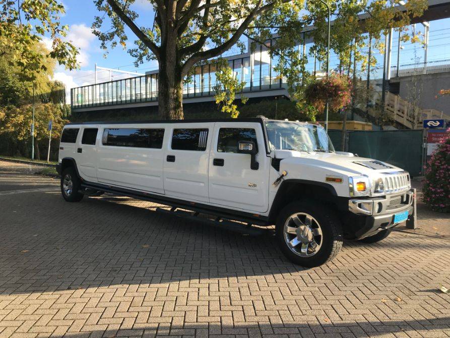 Hummer H2 Limousine wit